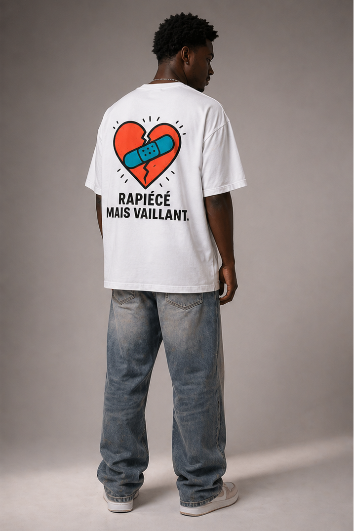 T-shirt Rapiécé mais vaillant