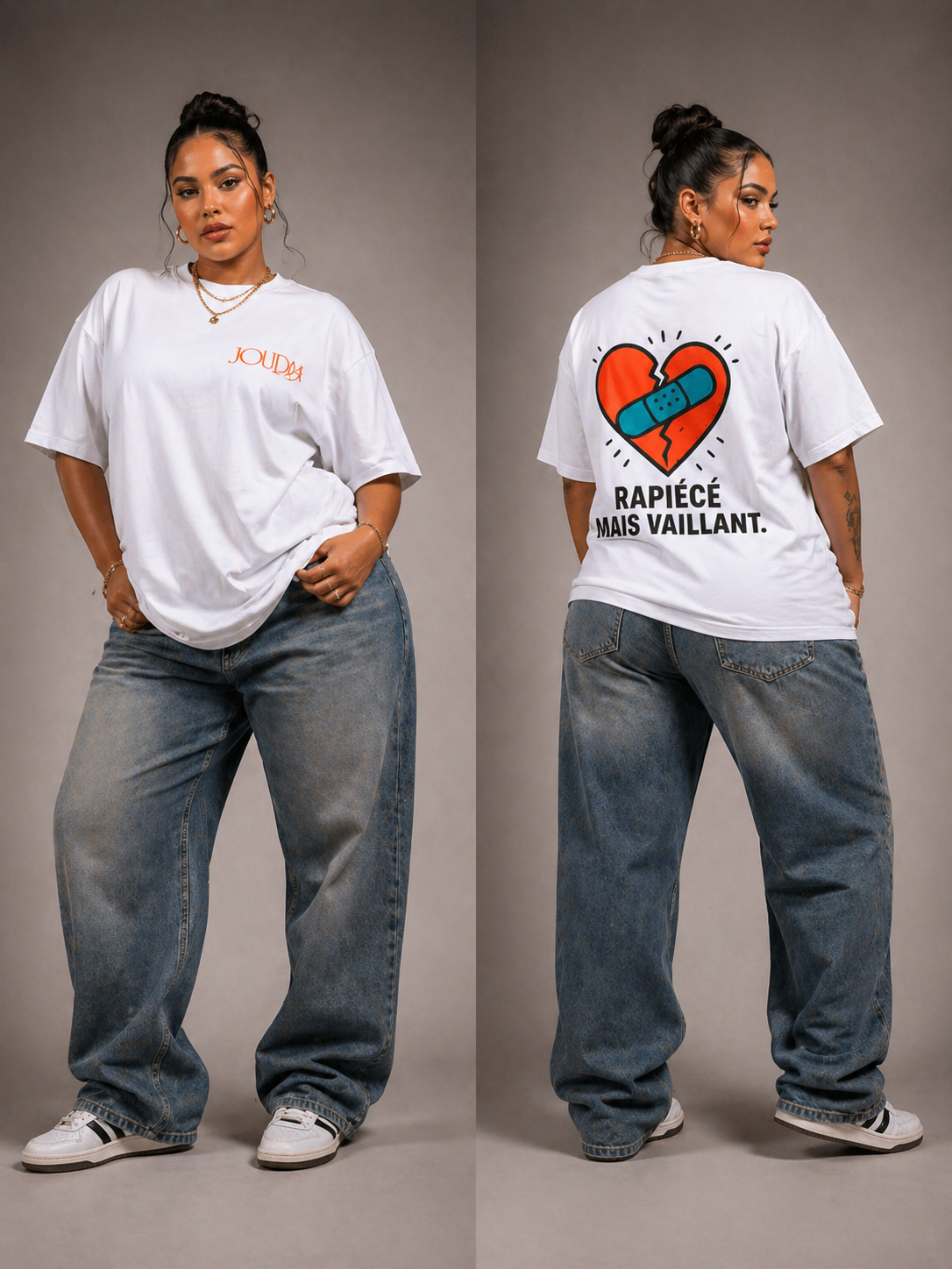 T-shirt Rapiécé mais vaillant