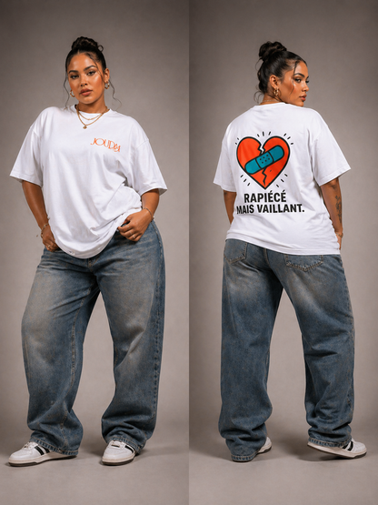 T-shirt Rapiécé mais vaillant