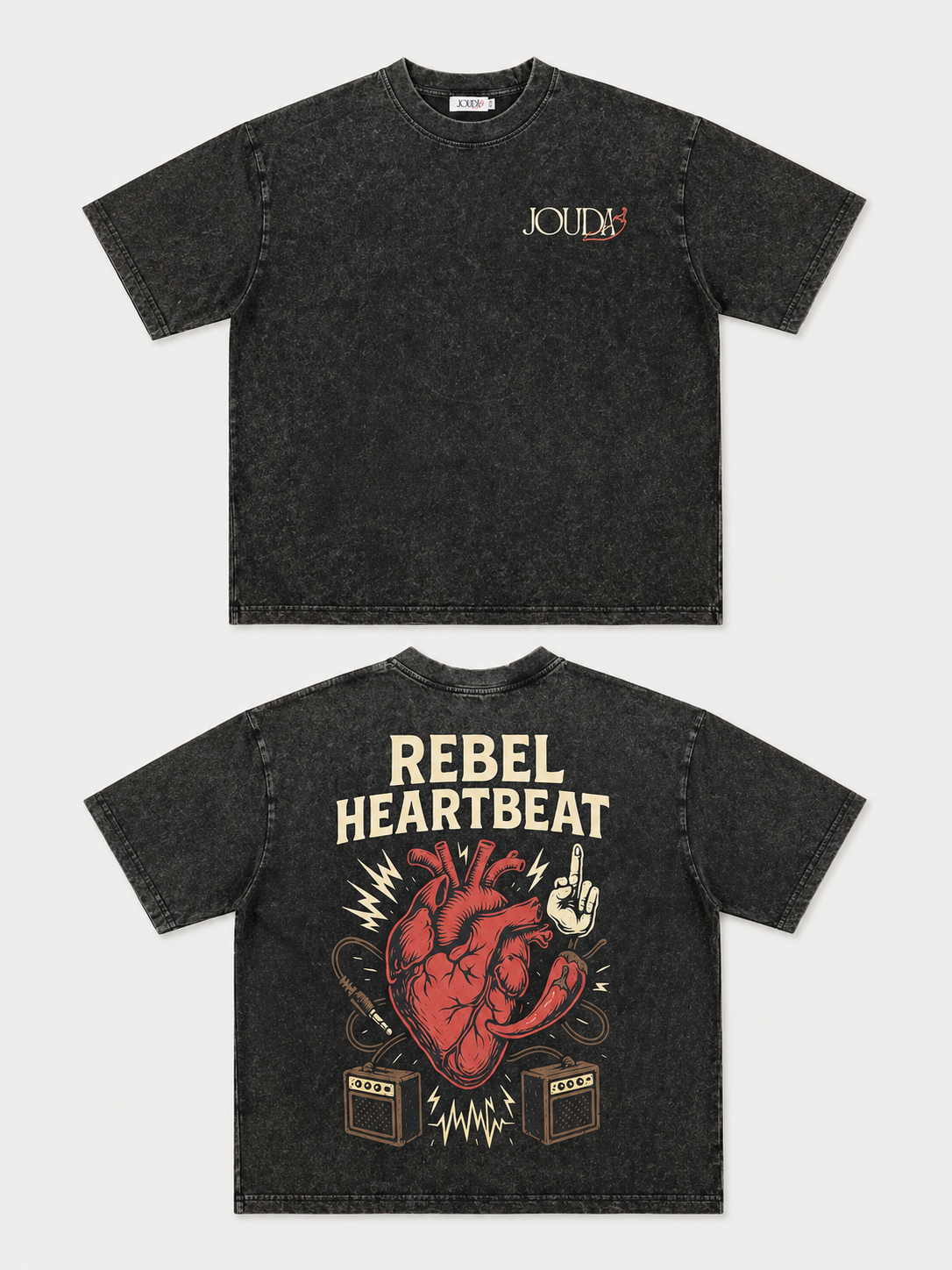 T-shirt Rebel heartbeat